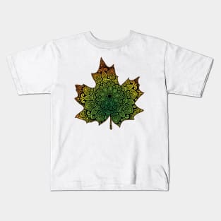 Colorful Maple leaf, fall season, autumn, festive season, holidays Kids T-Shirt